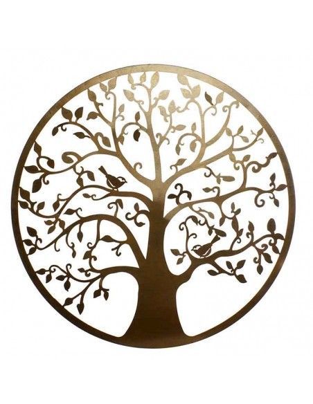 DECORATIVO PARED METAL ARBOL 100X100