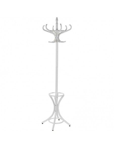 PERCHERO DE MADERA BLANCO 186X53