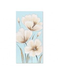 CUADRO AZUL FLOR SET DE DOS 80x40 2