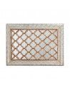 ESPEJO COLOR PLATA MODERNO 113.5x75