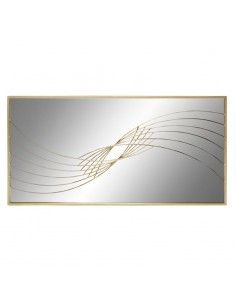 ESPEJO ORO ONDAS 51x102
