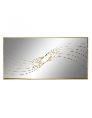 ESPEJO ORO ONDAS 51x102