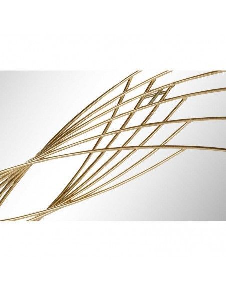ESPEJO ORO ONDAS 51x102
