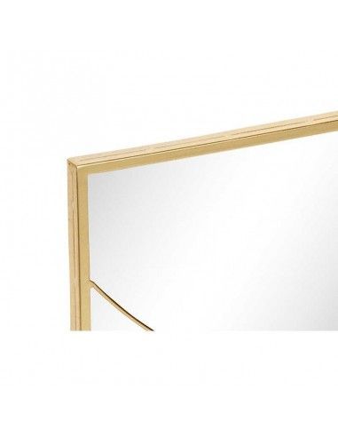 ESPEJO ORO ONDAS 51x102