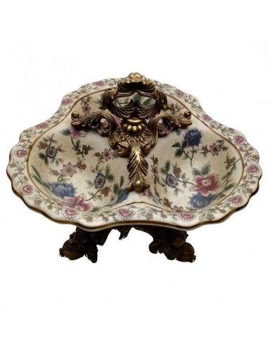 CENTRO PORCELANA FLORES 23X25