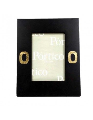 PORTAFOTO NEGRO-DORADO 10x15