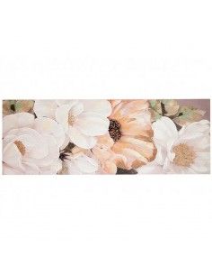 CUADRO EN LIENZO BEIGE AMAPOLA 50x150
