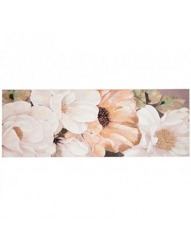 CUADRO EN LIENZO BEIGE AMAPOLA 50x150