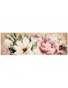 CUADRO EN LIENZO BEIGE AMAPOLA 50x150