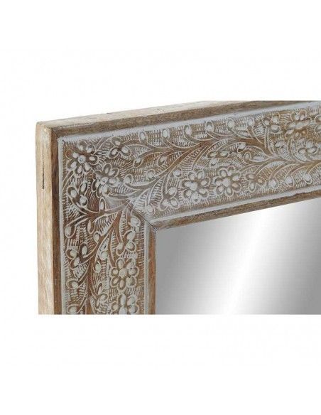 ESPEJO BLANCO DECAPE FLORAL 60x45