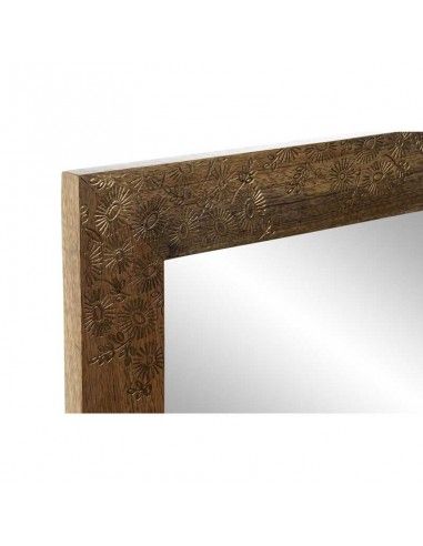 ESPEJO FLOR DORADO 50x40