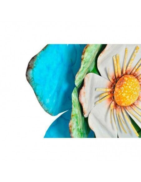 DECORATIVO PARED FLOR AZUL 49.5x49.5