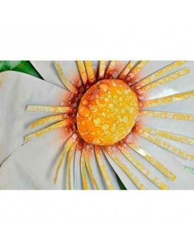 DECORATIVO PARED FLOR AZUL 49.5x49.5