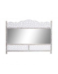 ESPEJO - CABECERO BLANCO VINTAGE 98x125