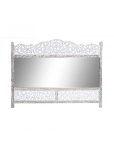 ESPEJO - CABECERO BLANCO VINTAGE 98x125