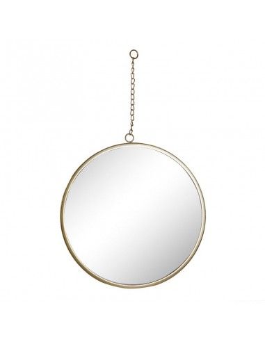ESPEJO ORO REDONDO 35 cm