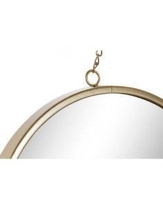 ESPEJO ORO REDONDO 35 cm 2
