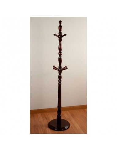 PERCHERO DE MADERA NOGAL 186x45
