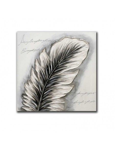 CUADRO PLUMAS SET DE DOS 80x80