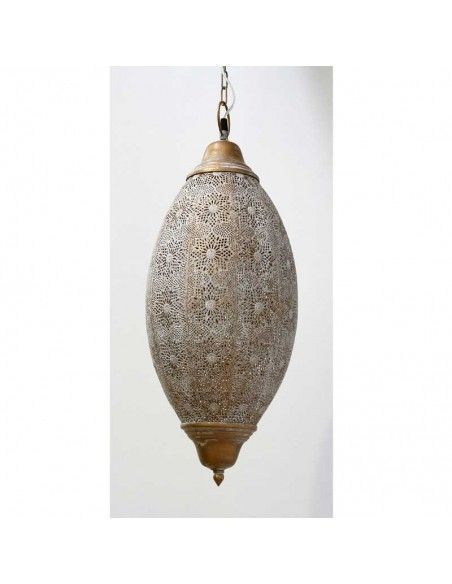 COLGANTE DE TECHO BLANCO - DORADO 60 o 70 cm