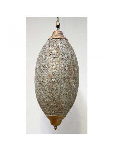 COLGANTE DE TECHO BLANCO - DORADO 60 o 70 cm