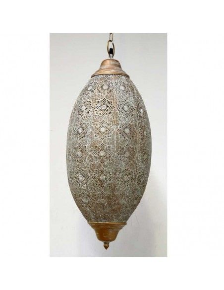 COLGANTE DE TECHO BLANCO - DORADO 60 o 70 cm