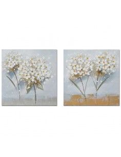 CUADRO FLORES SET DE DOS 50x50