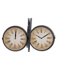 RELOJ DE PARED DOBLE CARA 43x43 2