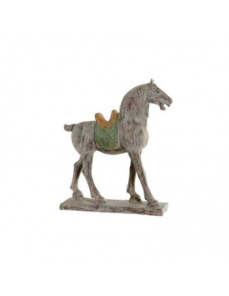 FIGURA DE CABALLO MARRON VINTAGE 54x49