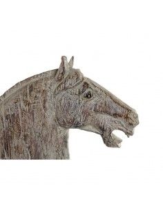 FIGURA DE CABALLO MARRON VINTAGE 54x49 2