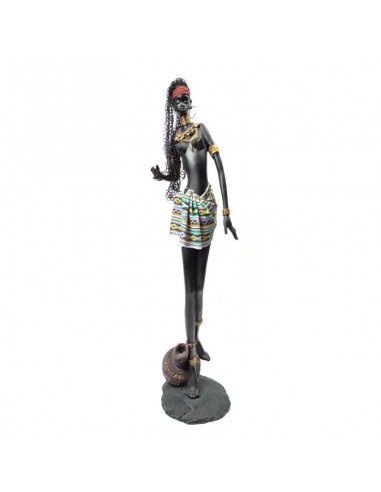 FIGURA DE MUJER AFRICANA 73x22