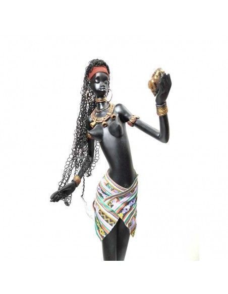 FIGURA DE MUJER AFRICANA