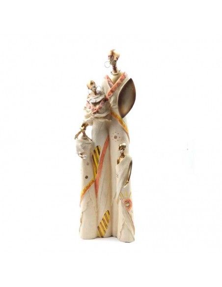 FIGURA DE FAMILIA  AFRICANA 45X14
