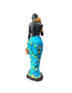 FIGURA DE MUJER AFRICANA 40x13 2