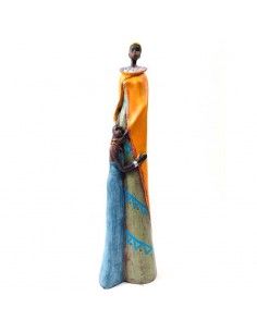 FIGURA DE FAMILIA AFRICANA 39x11