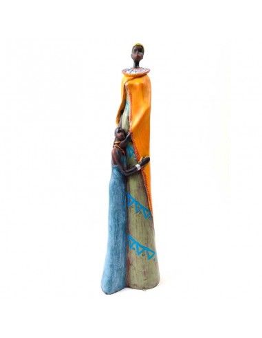 FIGURA DE FAMILIA AFRICANA 39x11