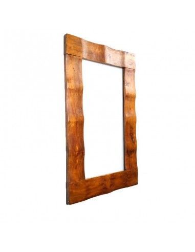 ESPEJO DE MADERA NOGAL 80x49