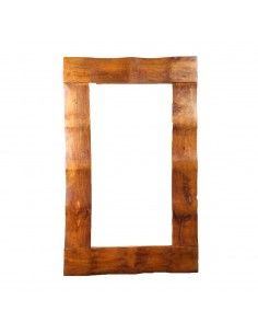 ESPEJO DE MADERA NOGAL 80x49