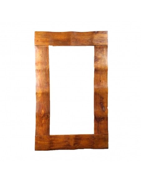ESPEJO DE MADERA NOGAL 80x49