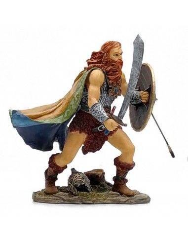 FIGURA DE GUERRERO  VIKINGO 19X18