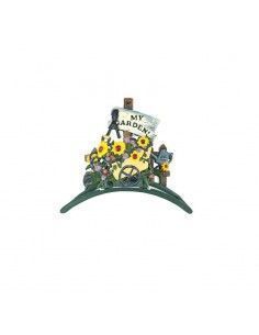 SOPORTE PORTAMANGUERAS CARRO FLORES 40x41