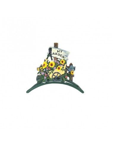 SOPORTE PORTAMANGUERAS CARRO FLORES 40x41