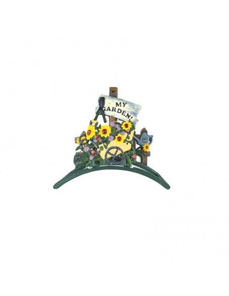 SOPORTE PORTAMANGUERAS CARRO FLORES 40x41