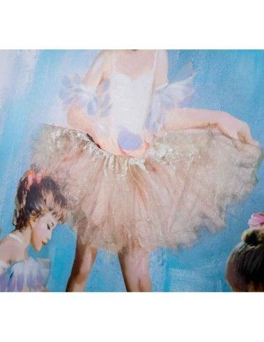 SET CUADROS LIENZO NIÑAS BAILARINA 80x80
