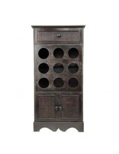 BOTELLERO DE MADERA RUSTICO 100X50