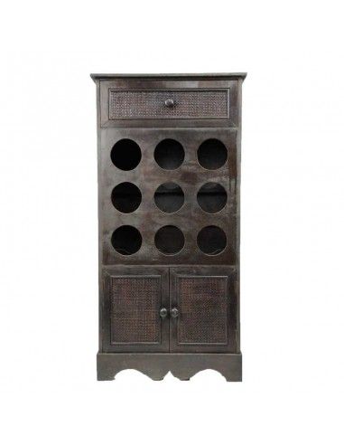 BOTELLERO DE MADERA RUSTICO 100X50