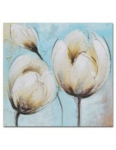 CUADRO TULIPAN SET DE DOS 40x40 2