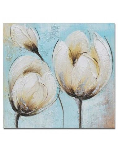 CUADRO TULIPAN SET DE DOS 40x40