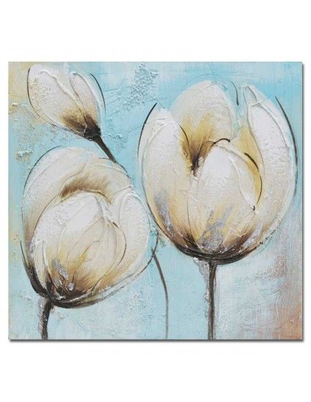 CUADRO TULIPAN SET DE DOS 40x40
