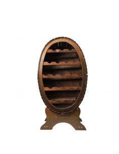BOTELLERO DE MADERA RUSTICO 97x52